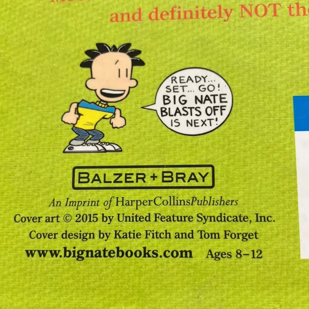 Big‎ Nate Lives It Up Book - Hardcover